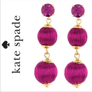 Kate Spade ♠️ linear gemstone earrings nwt